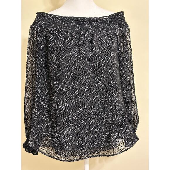 White House Black Market Tops - White House Black Market Blouse Top Off The Shoulders Summer Blouse Size M